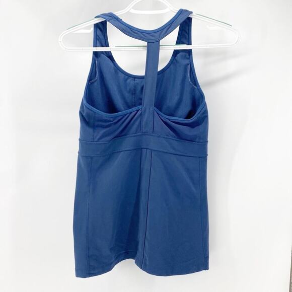 Athleta Stunner t strap athletic shelf bra tank Top exercise performance sz S - Picture 7 of 7